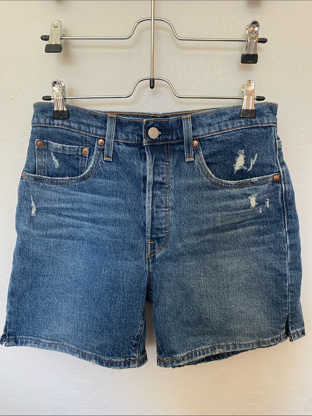 Levi's Medium Blue Vintage Denim Shorts